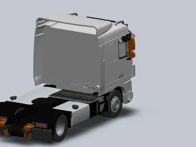 DAF XF 105 410 truck tractor miniature 3D print model