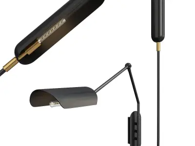 ELVIS sconce Low-poly 3D model