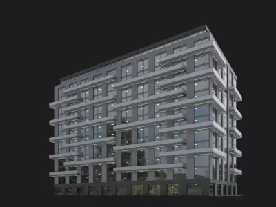 Skyline Plaza 3D model