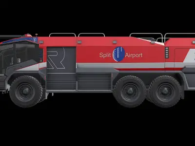  Rosenbauer Panther 6x6 Airport Firetruck - Red 