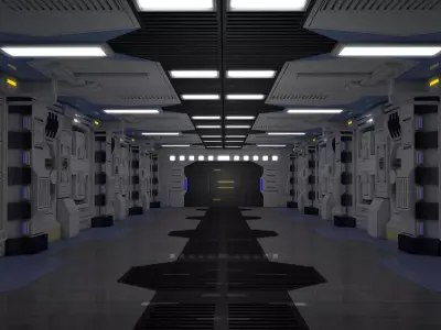 Sci Fi Corridor  3D model