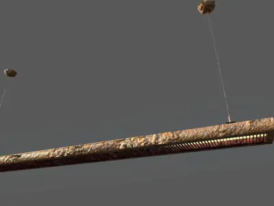 Old Ceiling lamp-Version 02 Free low-poly 3D model