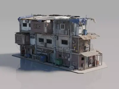 Neighborhood house Building 3 3D model