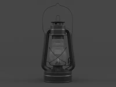 Kerosene Lamp 3D model