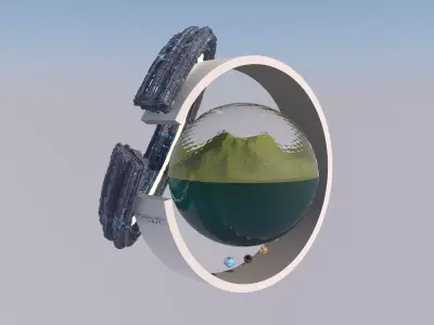 Planet Z41 Sci-Fi 3D model