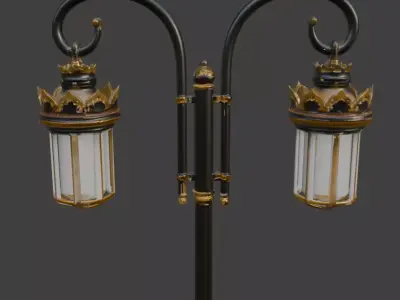 street lamp 3d model 3D model