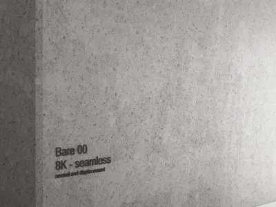 Concrete vol01 Bare 8K Seamless PBR Materials Texture