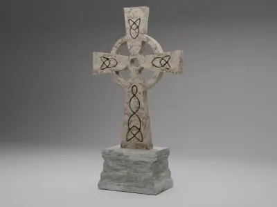 Gravestone in 3D 3D model