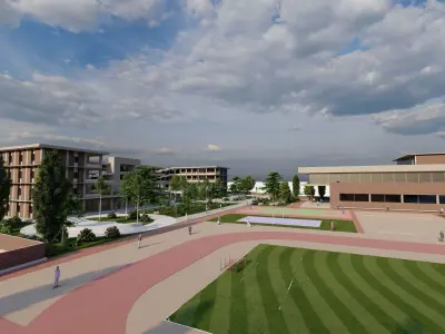 School-University -High School 3D model