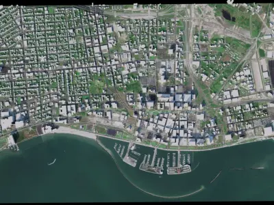 Corpus Christi - USA 3D model