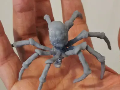 Mandolorian Ice Spider from Mandalorian - 3 poses 3D print model