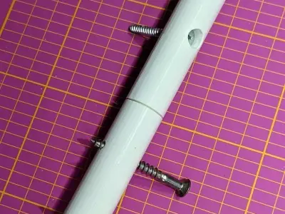 Door Hinge - modern Tuerband Free 3D print model