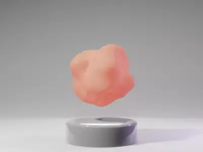 Abstract Floating Ball Looping Animation 3D model