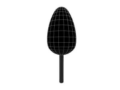 Cartoon Tree v6 004 Low-poly 3D model