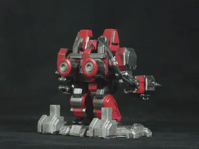 SCV - Starcraft 2 3d Print Statue 3D print model