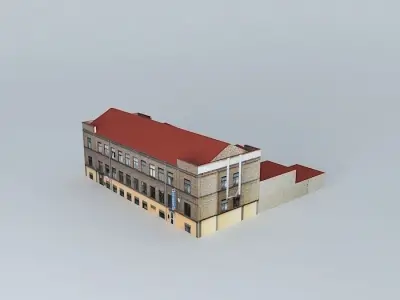 Riga Sencu street 1 Free 3D model