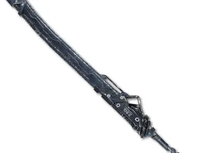 Sci-fi Sword Pack Low-poly 3D model