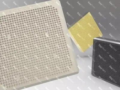 AMD Microprocessor Socket AM3 Go-No-Go Bent Pin Inspection Jig Free 3D model