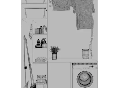 Loundry room 3D model