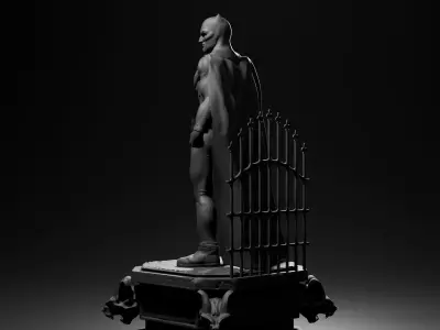 Batman Statue 3D Print Model 3D print model