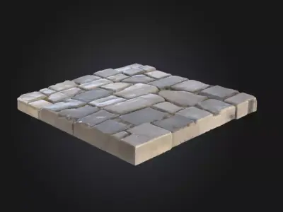 Stone Pathway in Darkness Texture