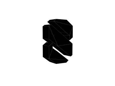 Sci-Fi Number 8 v1 002 Low-poly 3D model