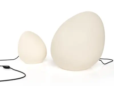 Dolmen Lamps 3D model