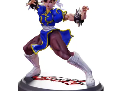 Chun Li 3D print model
