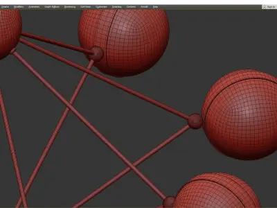ARDO CHANDELIER 2 Low-poly 3D model