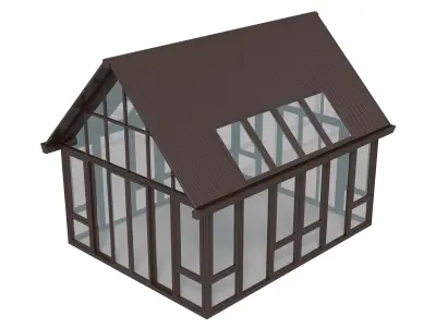 Greenhouse 3 Low-poly  3D model