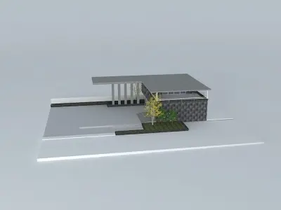 Exterior Xiod Free 3D model