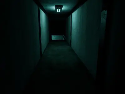 Modular Bunker Low-poly 3D model