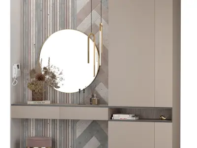 hallway set 06 3D model