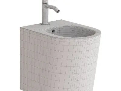 Trentanove by Axa Low-poly 3D model