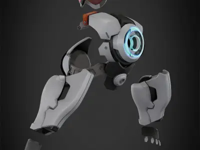 Overwatch Tracer Amor and Mask for Cosplay 3D print model