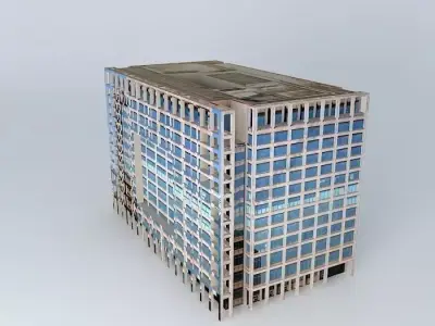 20 Bank Street, London Free 3D model