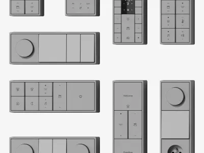 JUNG LS Cube  KNX Smart Home kit 50 items  3D model