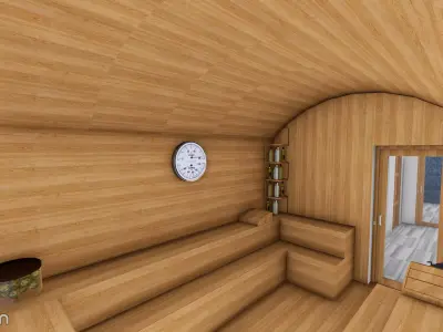 Pasa Hammam Bath Diyarbakir  Real Scale Architectural 3D Model 3D model