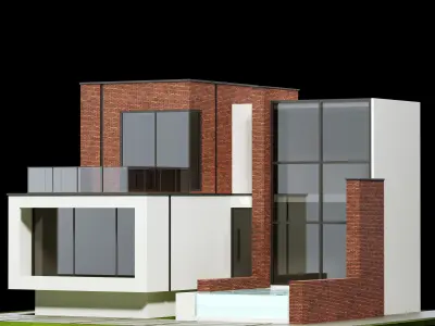 Model villa 02 3D model