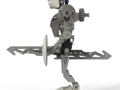 Kopaka Nuva - LEGO Bionicle Low-poly 3D model