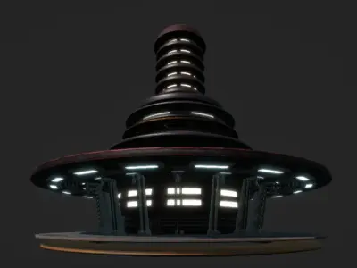 star wars sci-fi Mygeeto stuff Low-poly 3D model