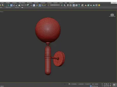 Brielle Sconce Low-poly 3D model