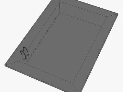 Low poly swimming pool Low-poly 3D model