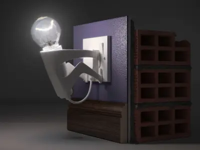 Suicide Bulb 3D model