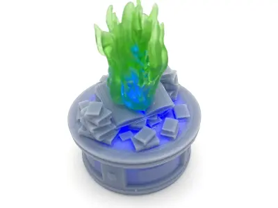 LED-Tealight Quest Marker  Library Table 3D print model
