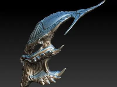 Odin predator Bio mask 3D model