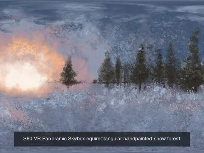 MAGIC SAVE Painted Skies Bundle - 360 HDRI Panoramic Sky 3D Model Pack