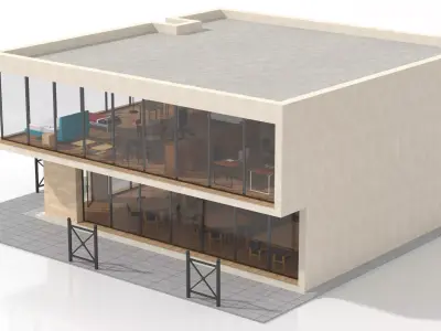 Furniture Store Low-poly 3D model