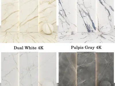 Marble 47 - Pulpis-Dual- Calacatta Texture