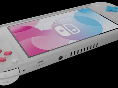 Nintendo switch lite 3D model